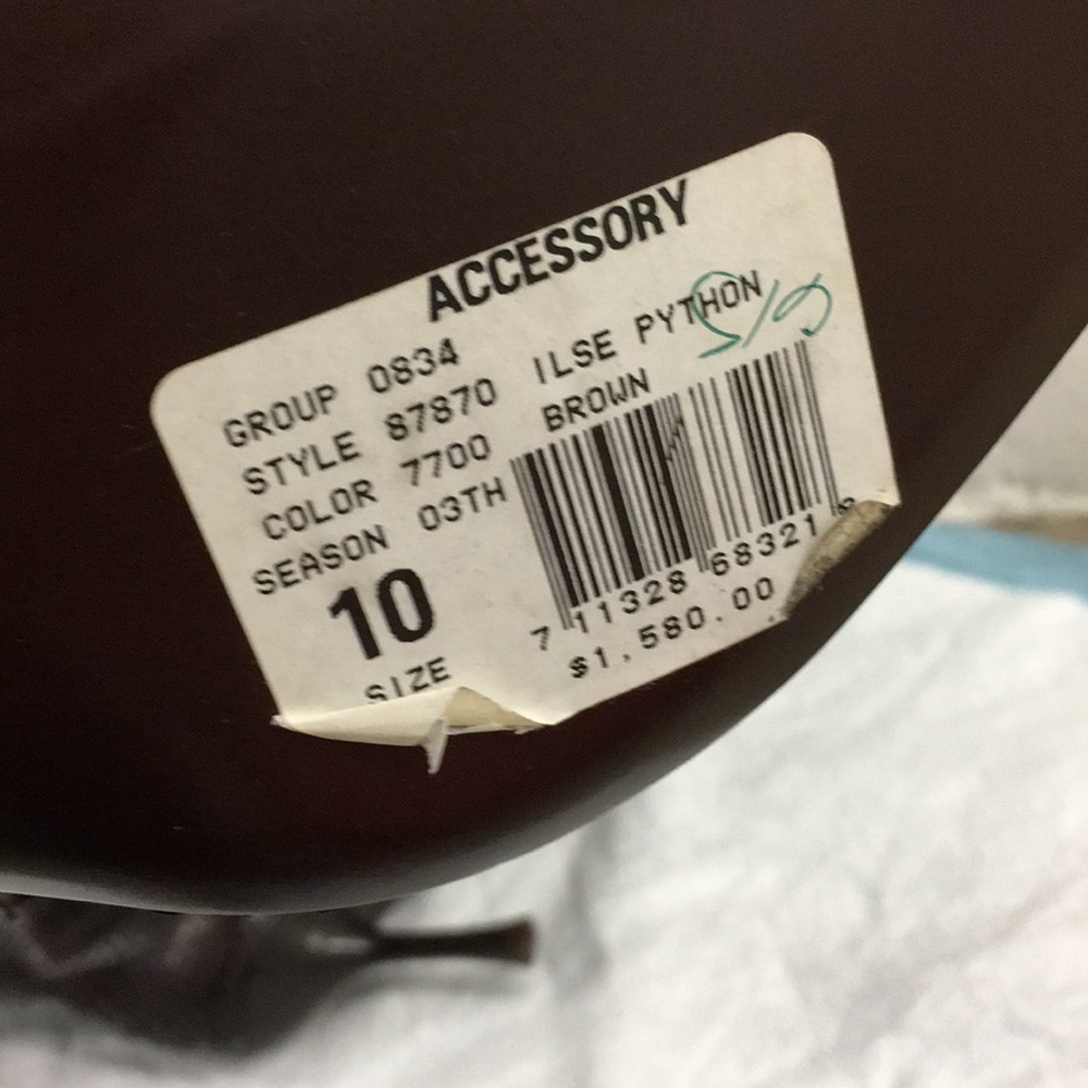 Escada Brown Python Boot - image 7